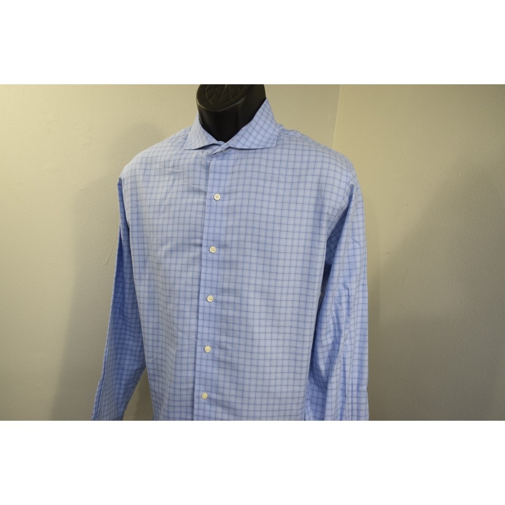 Brooks Brothers Regent Dress Shirt Plaid Non-Iron Long Sleeve Men 16 34/35 Large - Picture 2 of 11